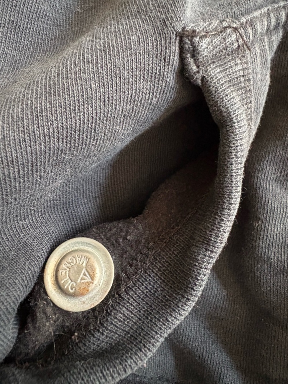 Paul Frank Black Zip-Up Hoodie with Pink Lined Hood - Picture 5 of 6